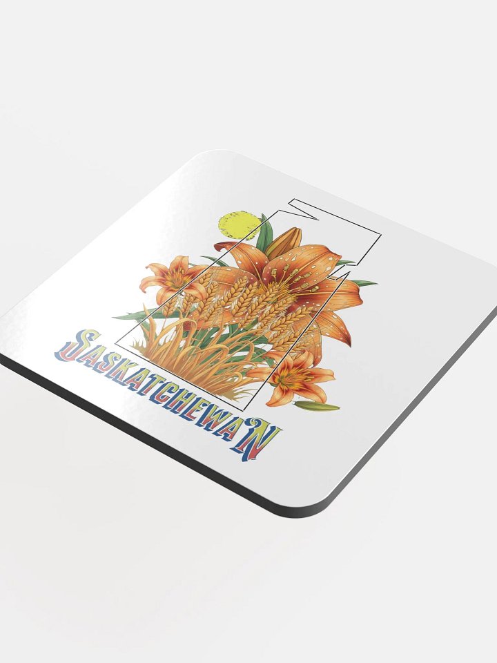Saskatchewan Province Lily Harvest Coaster Set product image (1)