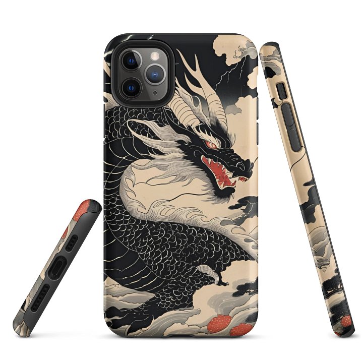Ryoshin - Kurai Ryū (Dark Dragon), Ancient Ryū Collection, iPhone® Tough Case product image (47)