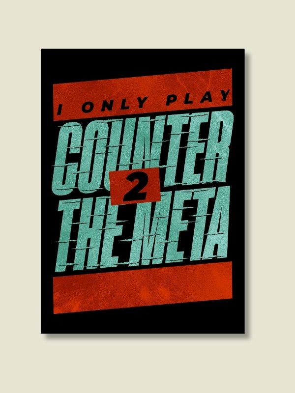 Rebel Counter to the Meta Board Game Room Poster - UNFRAMED product image (1)
