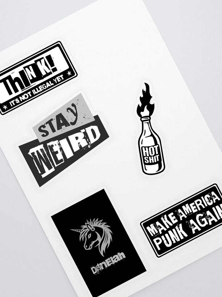 Punk "Patches" Set 1 Kiss-Cut Sticker Sheet product image (1)