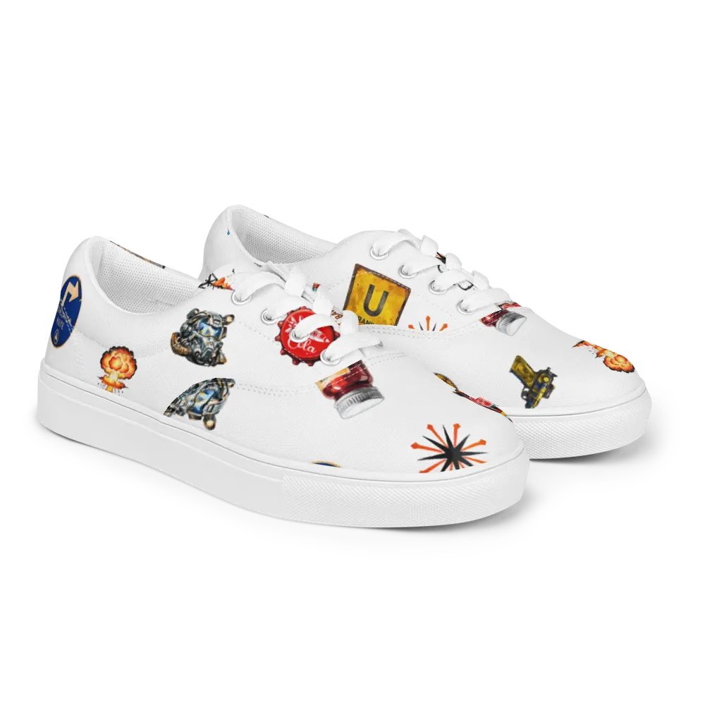 Pop Culture Parody Lace-Up Shoes #fallout product image (10)