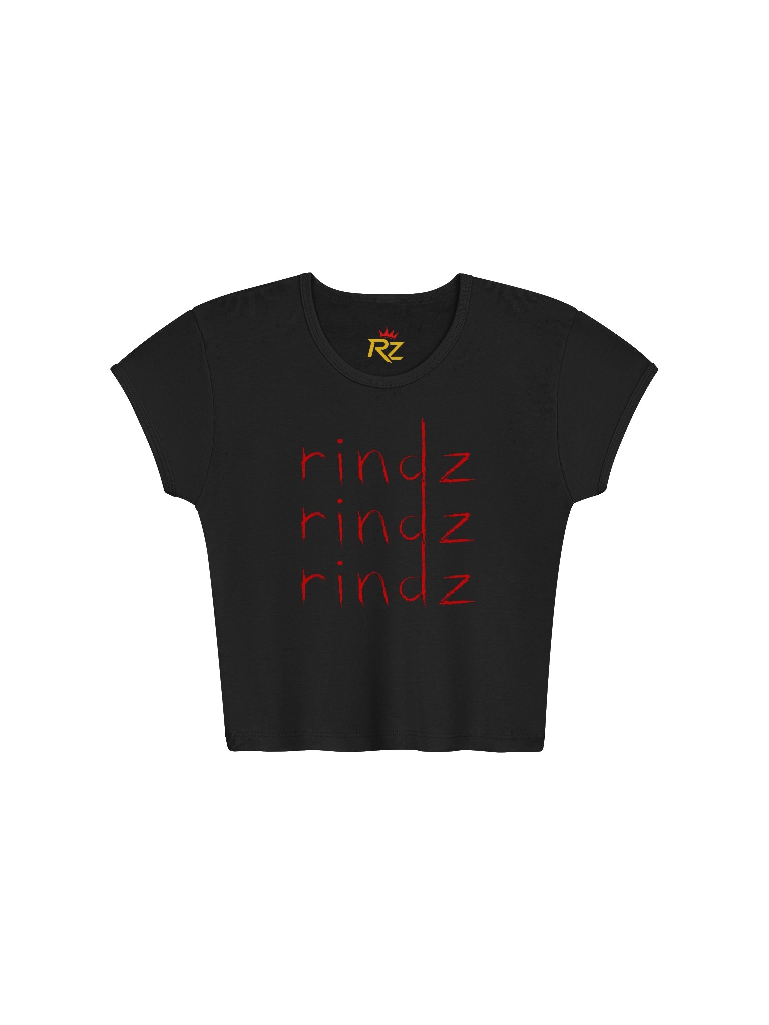 Rindz Vertical Logo Crop Tee product image (3)
