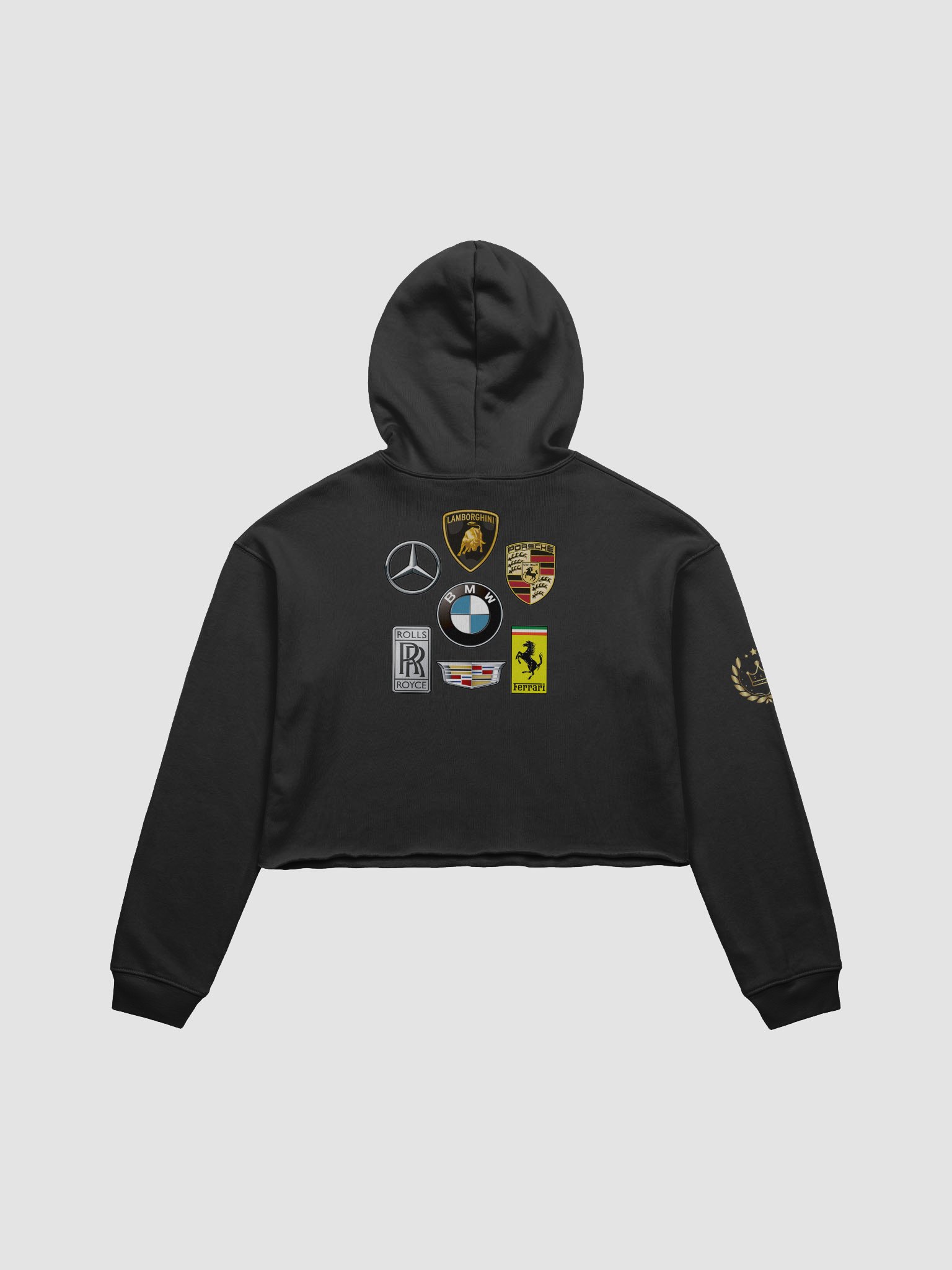 88 Royal Logo Crop Female Hoodie product image (2)