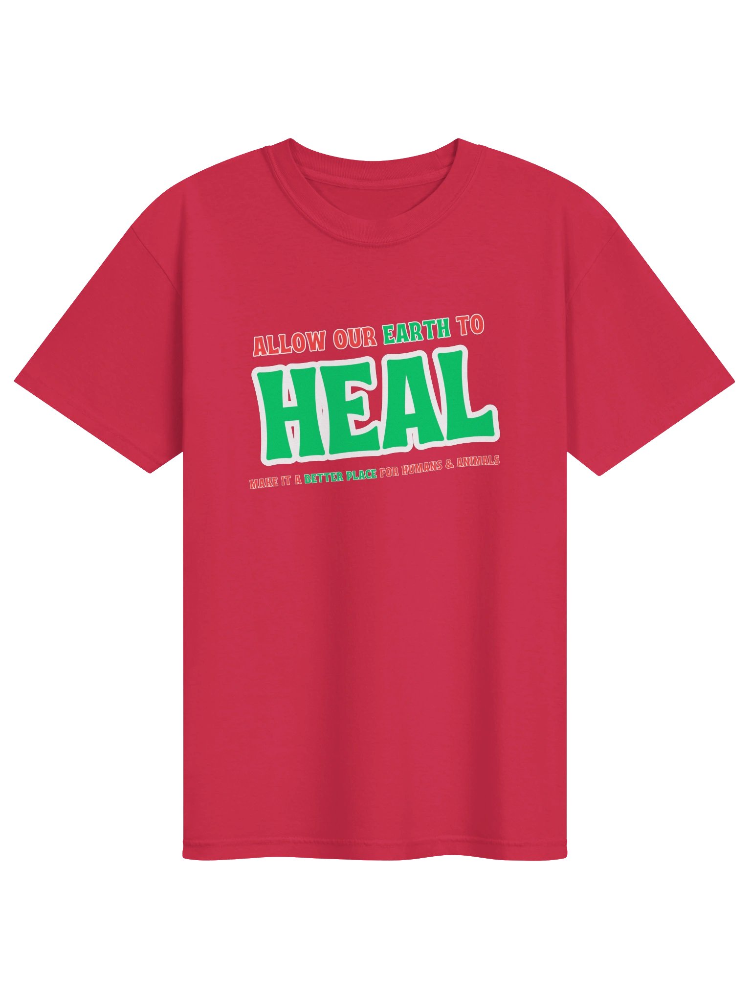 Allow Our Earth to Heal - Awareness Campaign T-Shirt product image (1)