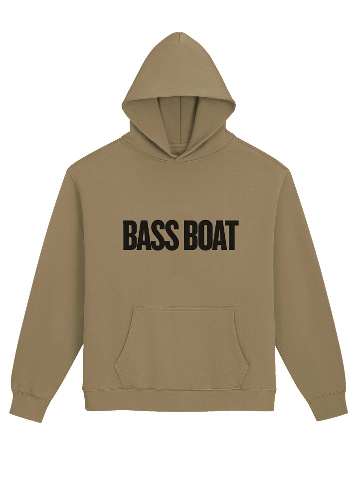 Bass Boat Hoodie (Black Text) product image (1)