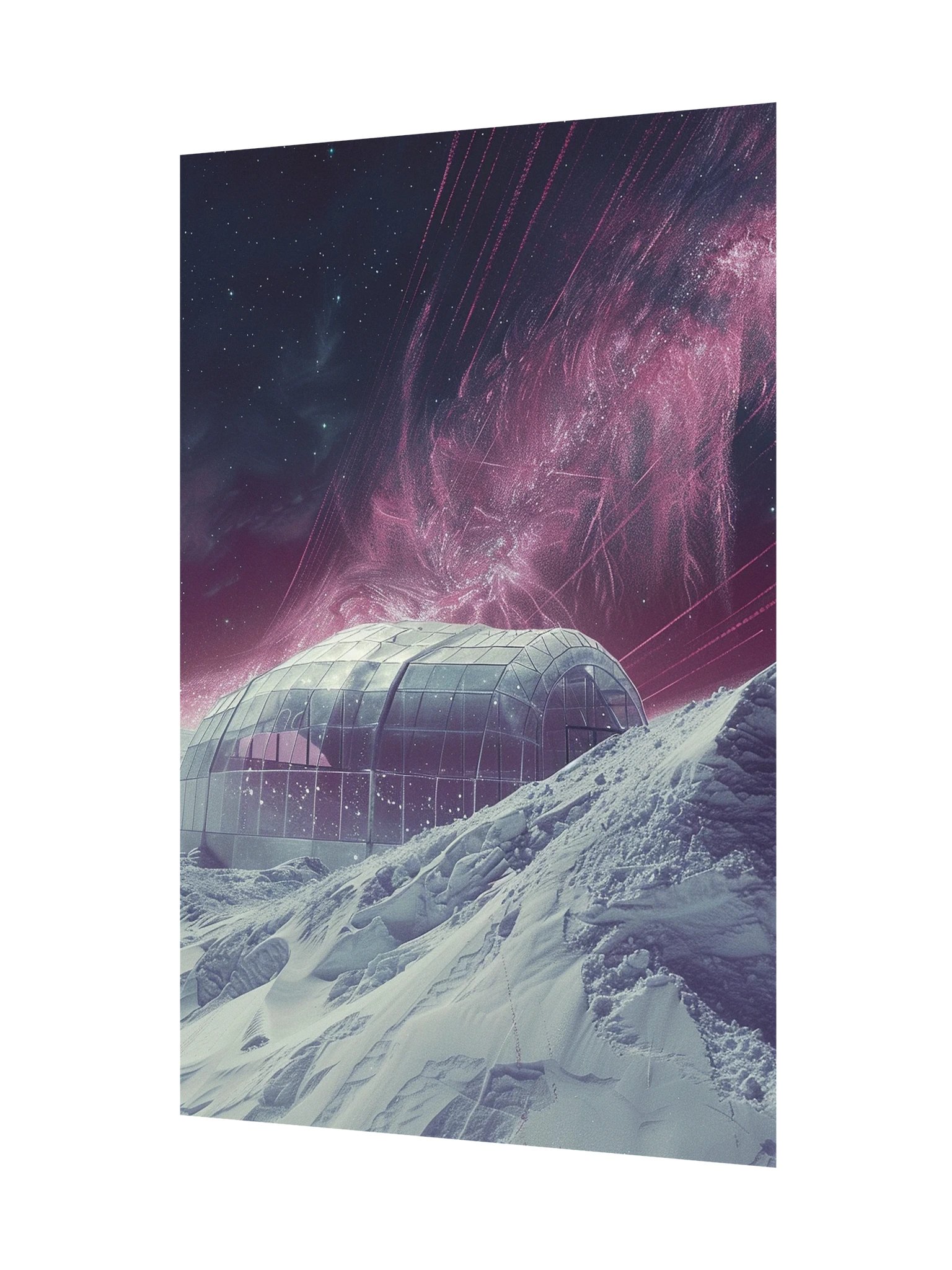 Muted Blue Greenhouse Module Poster product image (11)