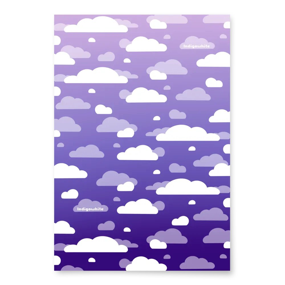 Cloudy Sky Wrapping Paper Trio product image (2)