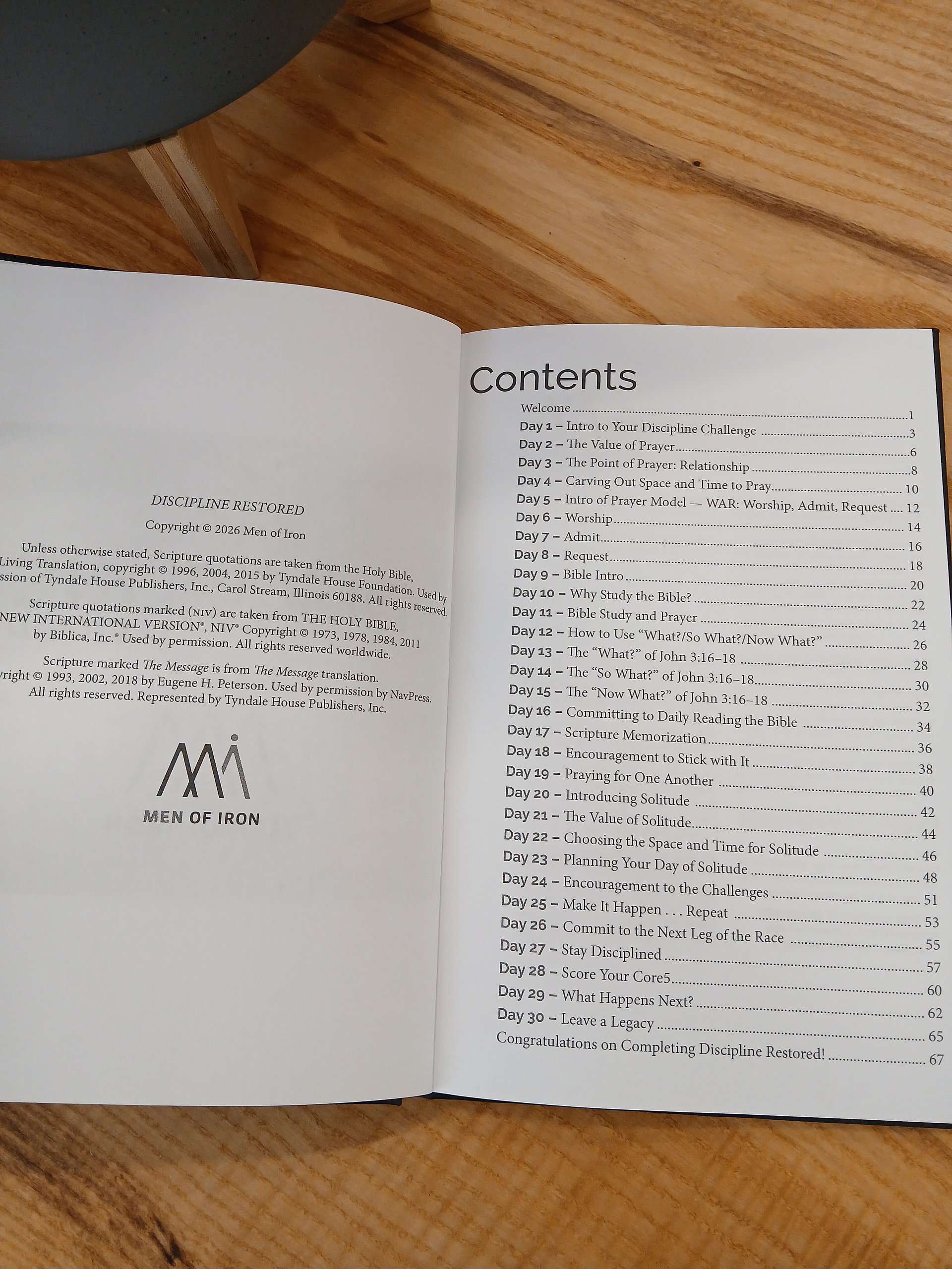 Men of Iron Restored Workbook Bundle | Christian Men’s Devotional & Discipleship Workbooks product image (8)