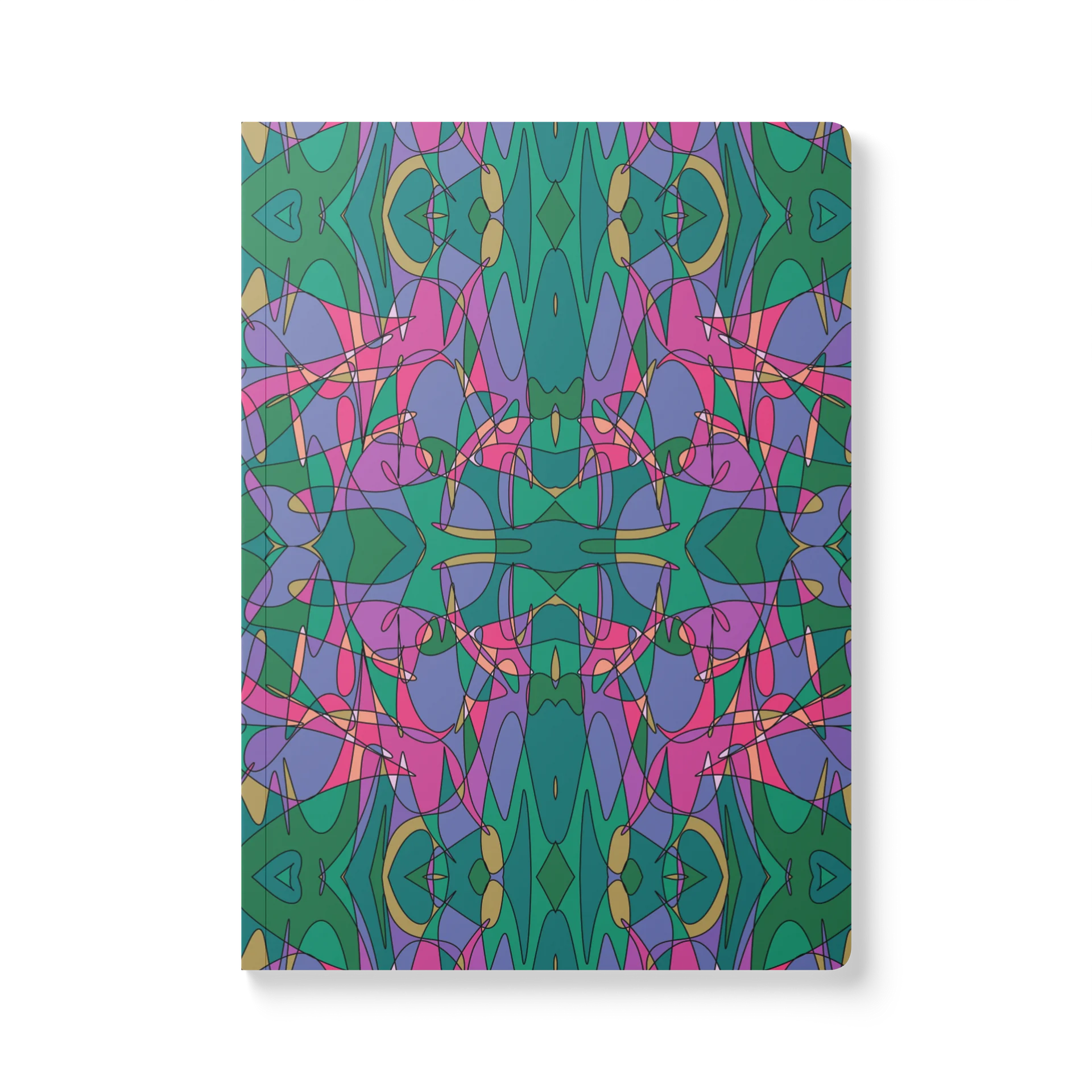 Ovals Entwined Pattern Softcover Journal product image (1)