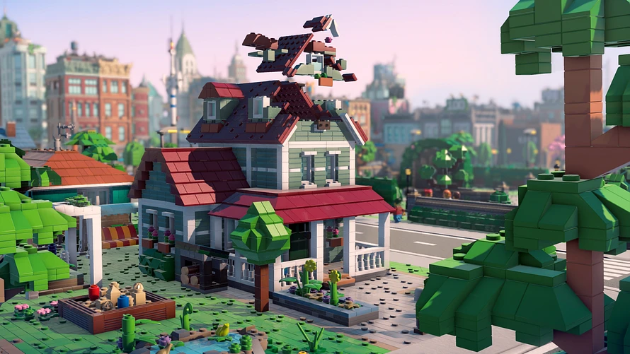 Lego Skylines Game Building a Brick House - by Paradox Interactive