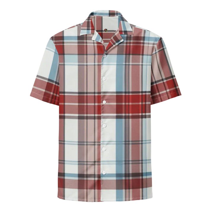 LITE BLUE RED PLAID product image (1)