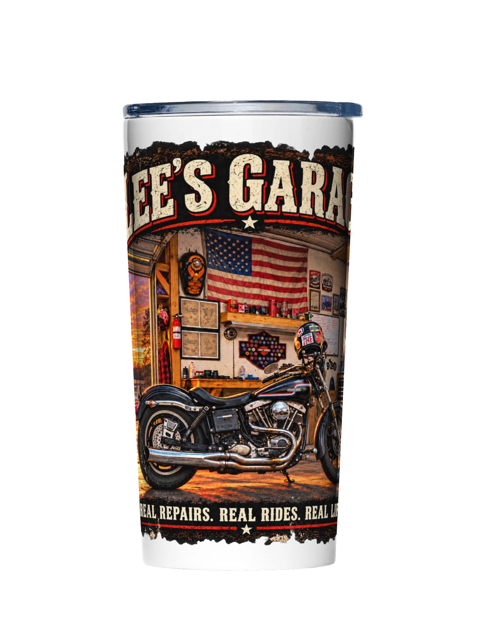 Lee’s Garage Shovelhead Tumbler product image (1)