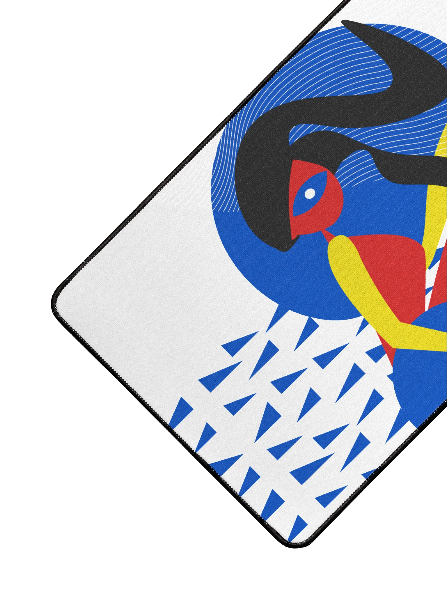 Desk Mat: Abstract design of woman bathing in water product image (3)