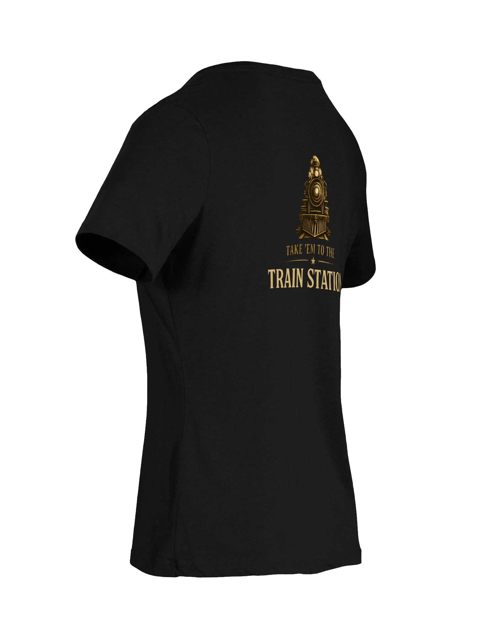 Take 'Em To The Train Station V-Neck Tee product image (10)