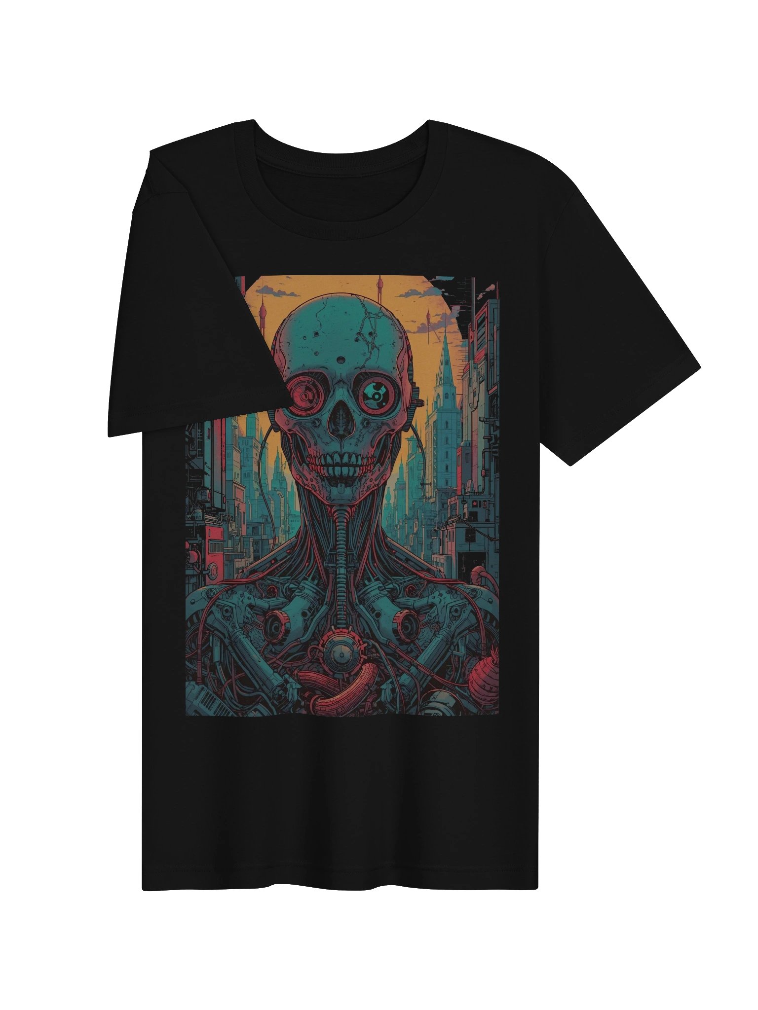 Synthetic Skull Dominion Lightweight T-Shirt product image (6)