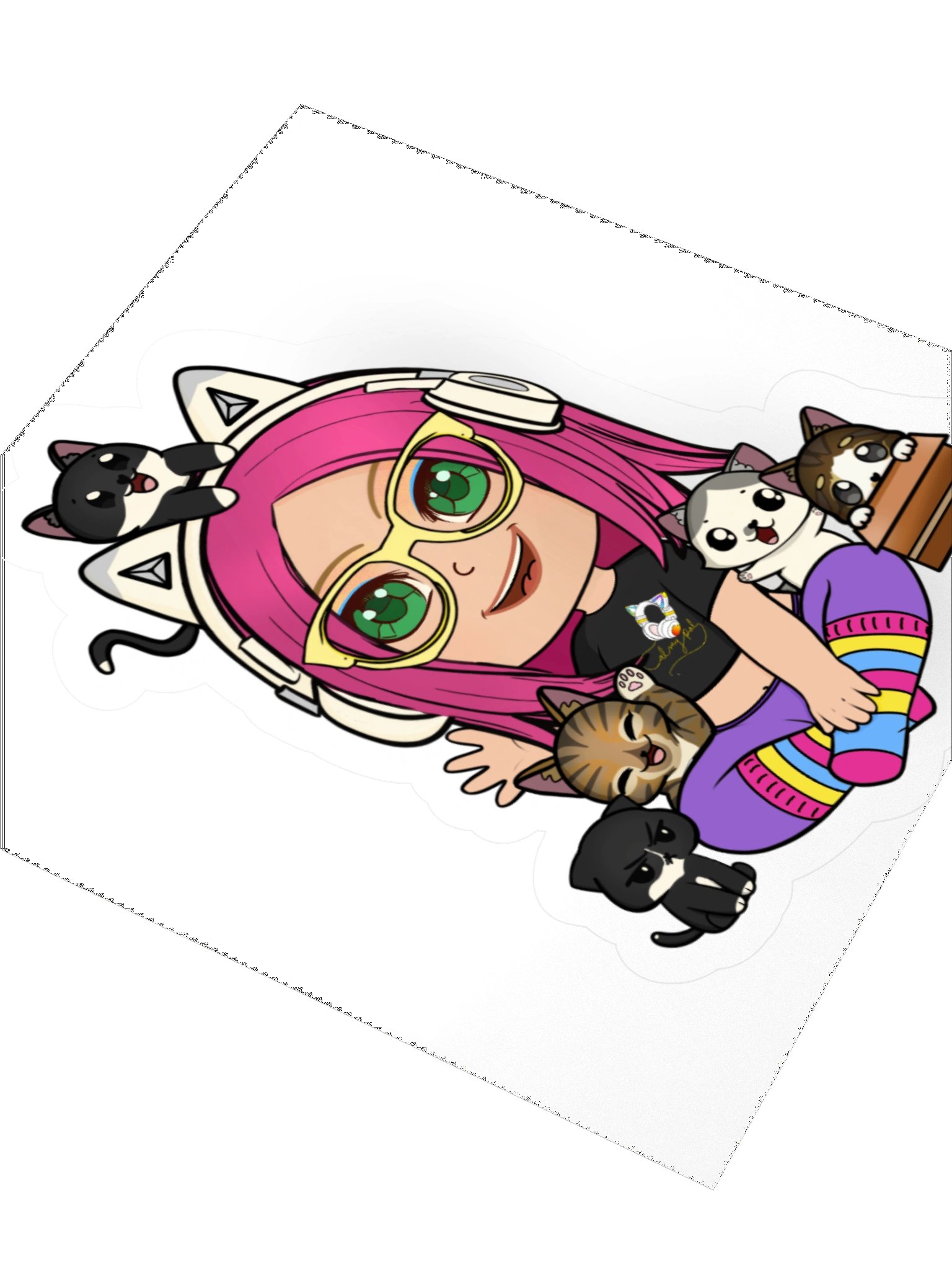 Al's Clowder Sticker product image (8)