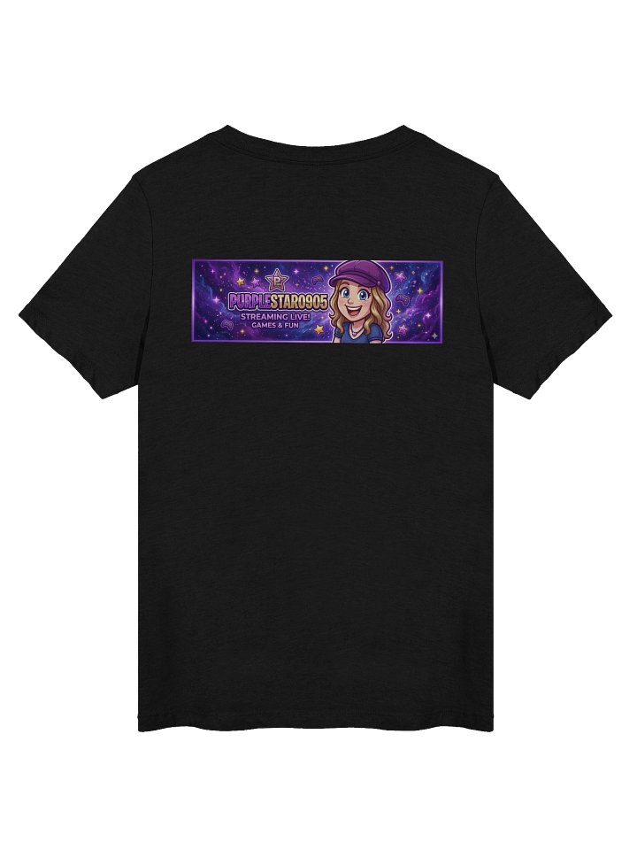 Star & Moon Gaming Logo V‑Neck Tee product image (2)