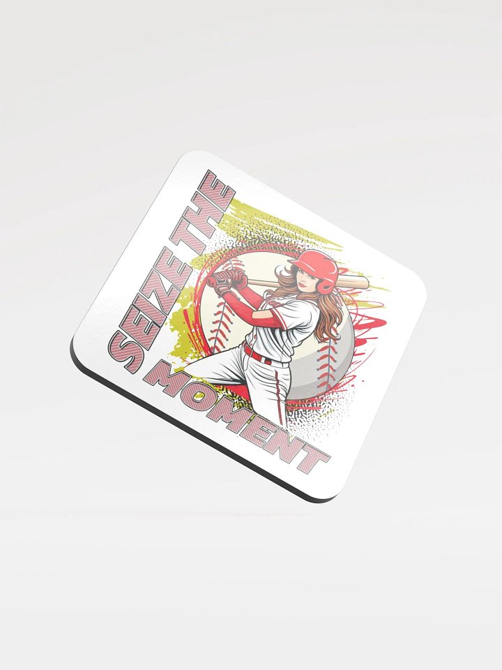 Seize the Moment Baseball Female Coaster product image (2)