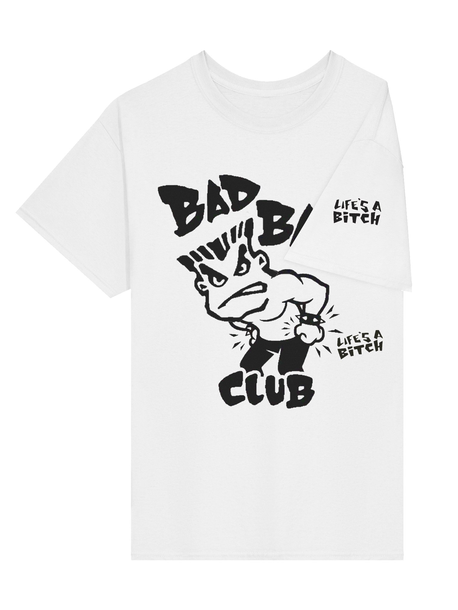 Bad Back Club - White T Shirt product image (3)