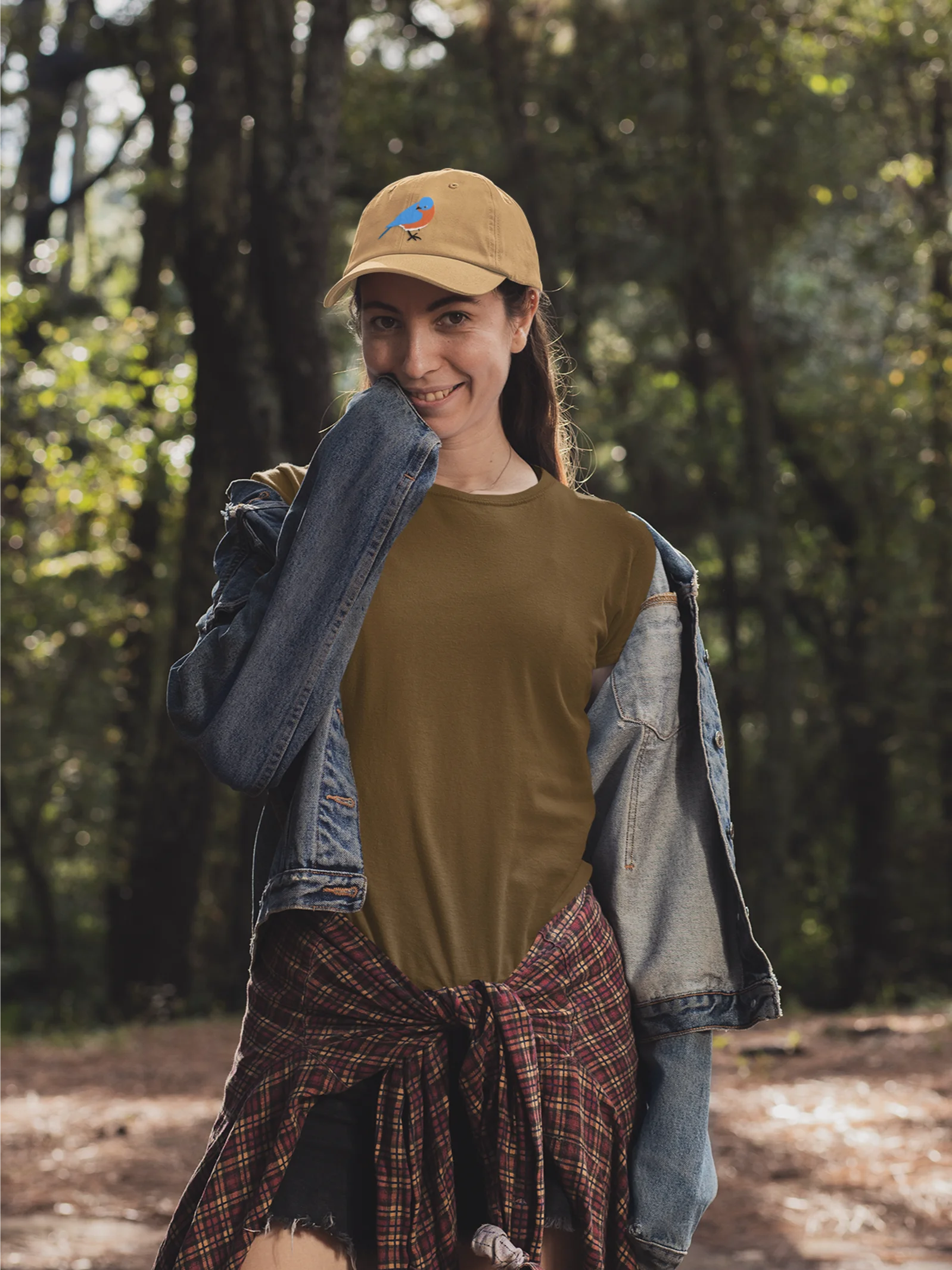Over the Shoulder Bluebird Dad Hat – 