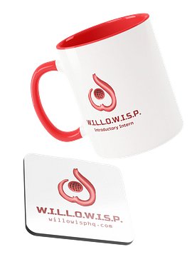 Intern Mug and Coaster (twotone)