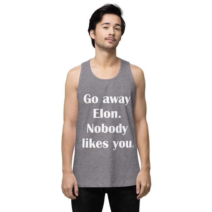 Go Away Elon Tank M product image (9)