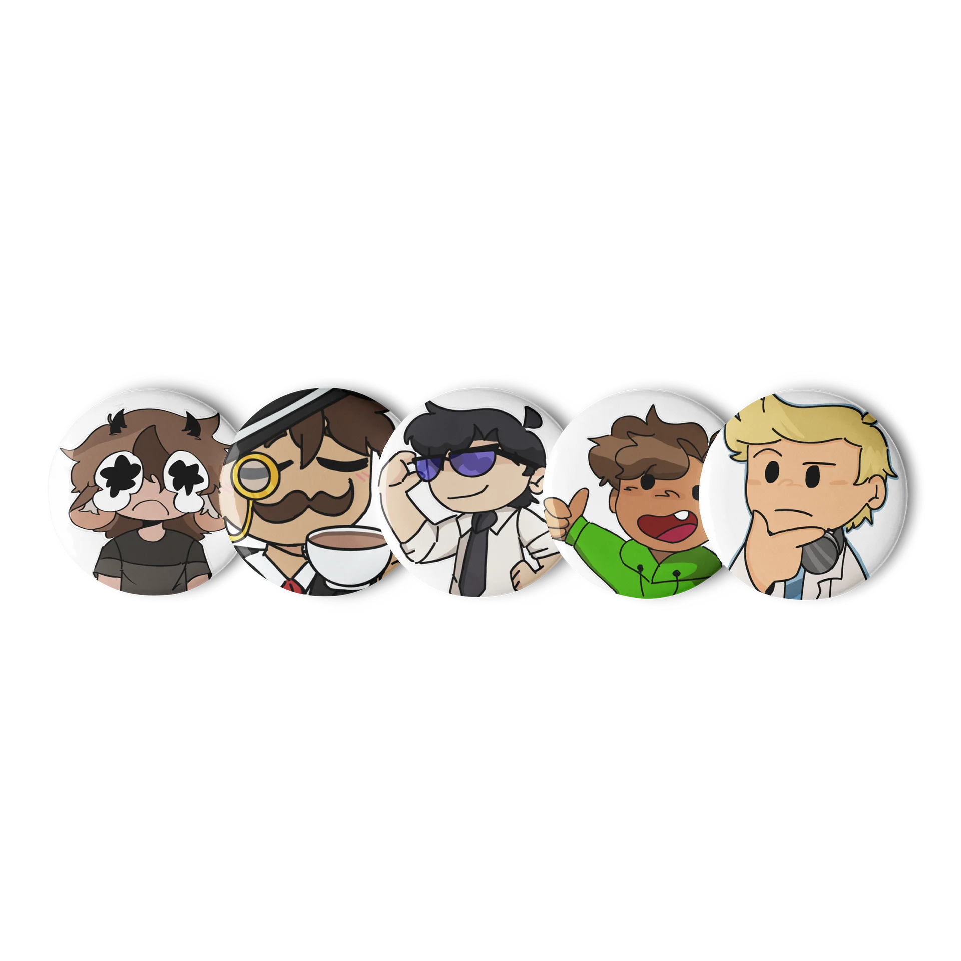 CC Staff Team Pin Button Set#1 product image (1)
