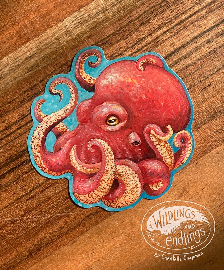 'Octopus' - art decal product image (1)