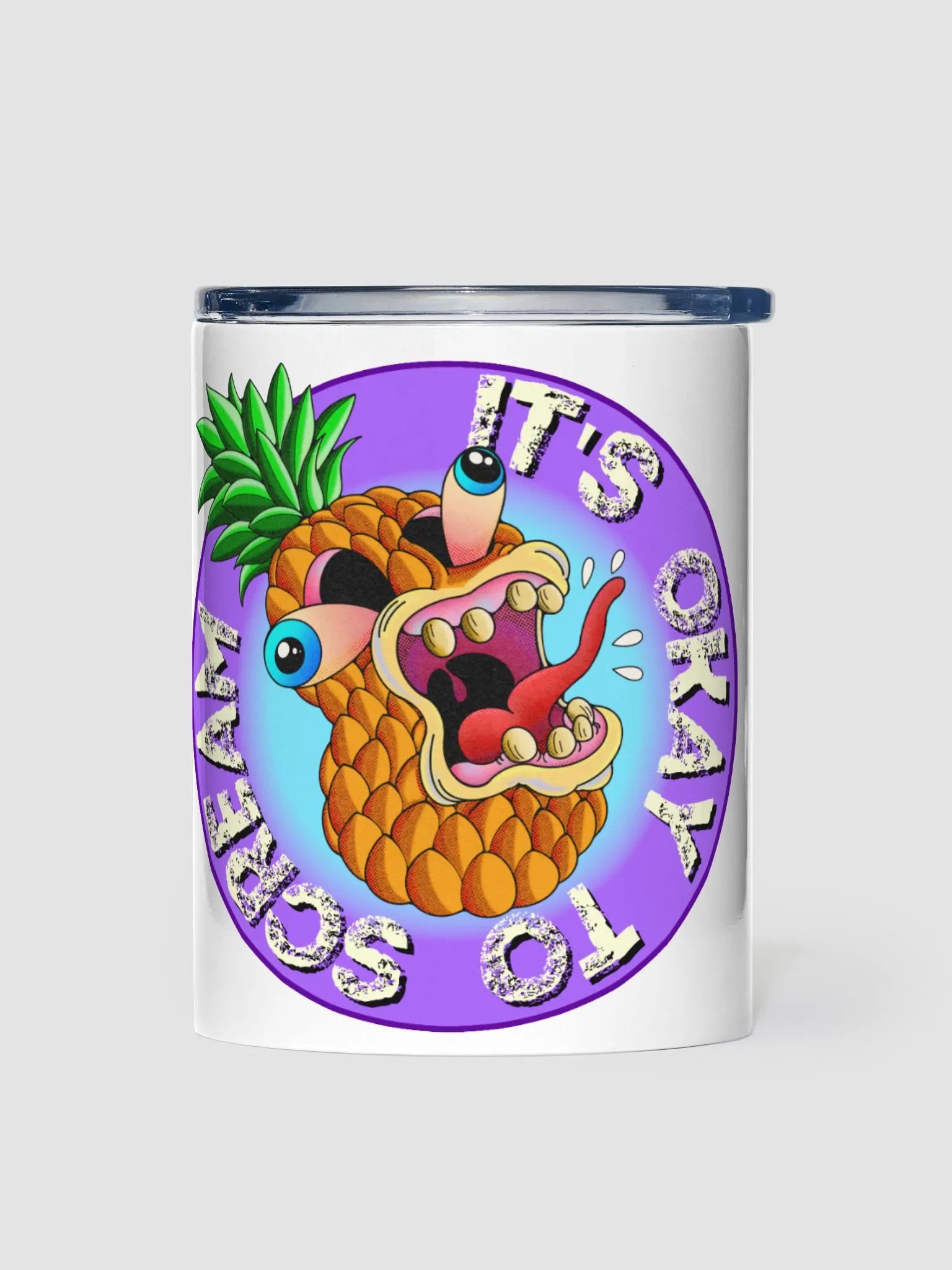 Please Scream: 10oz Stainless Steel Tumbler product image (1)
