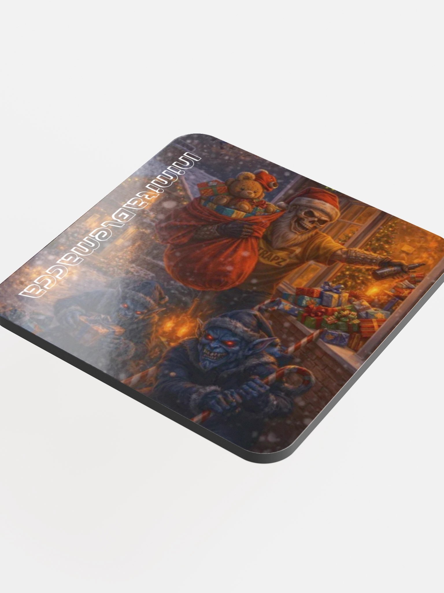 Macca Hell Christmas 2 Cork coaster product image (4)