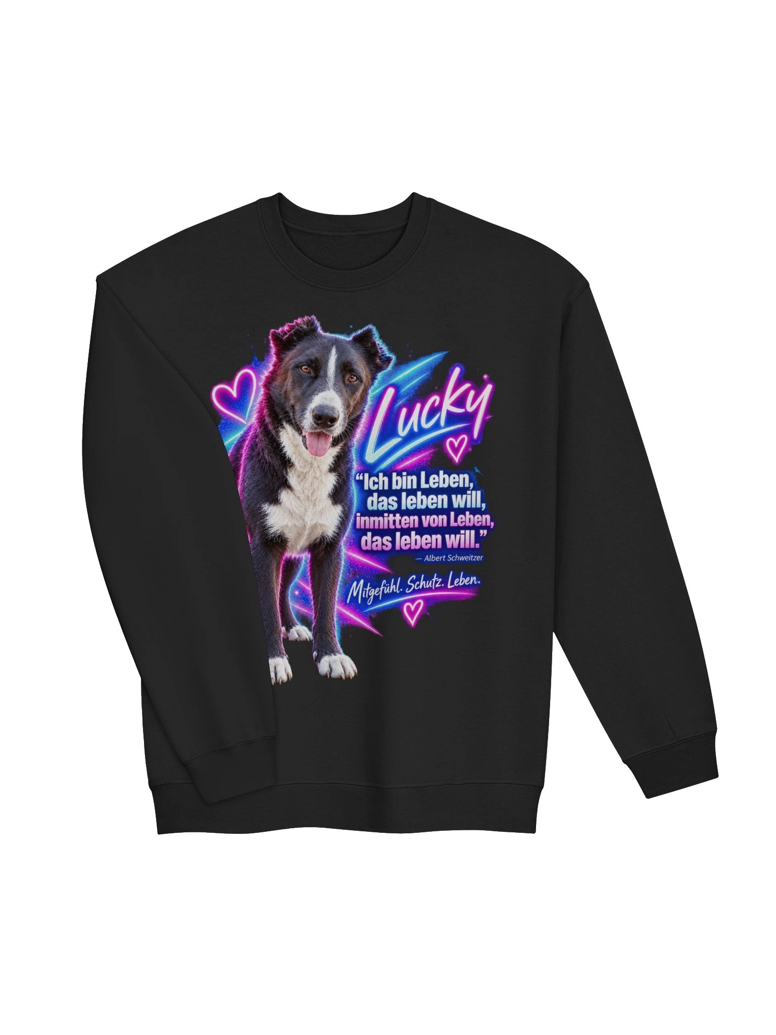 Lucky – Mitgefühl. Schutz. Leben. Crewneck product image (9)