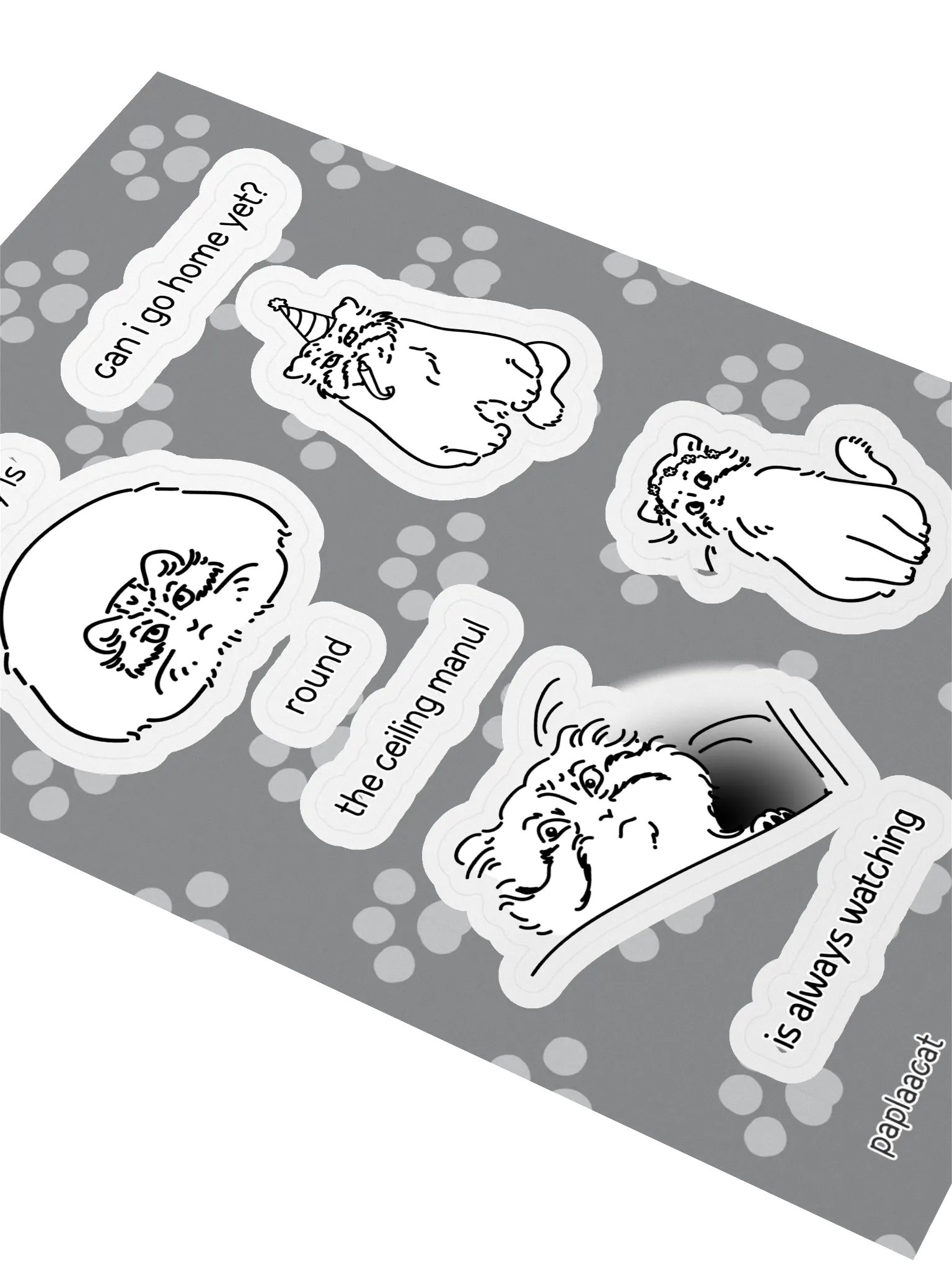 Manul Sticker Set 2 product image (2)