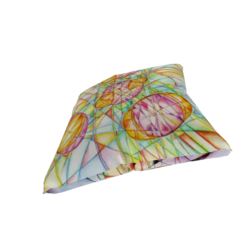Poinsot's Paper Spaceship 3+4 - Physics of the Gyroscope Pillow product image (3)