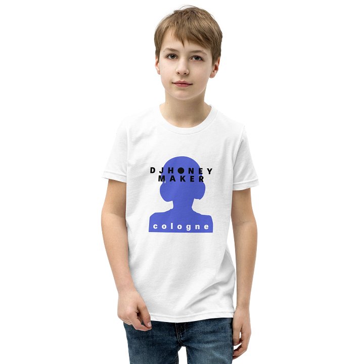 DJHoneyMaker Cologne Youth Short Sleeve T-Shirt product image (1)
