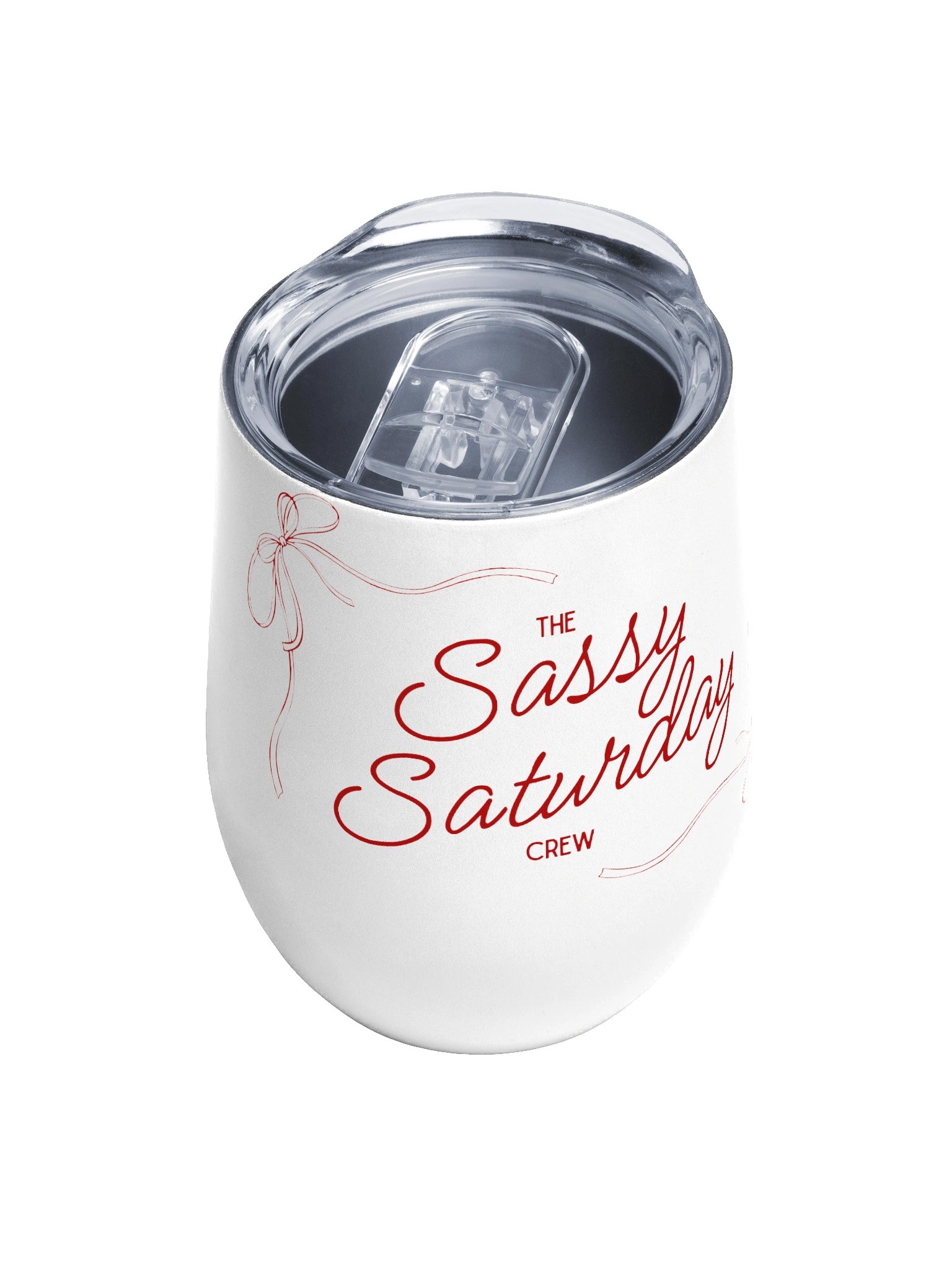 Sassy Saturday Crew Wine Tumbler product image (4)