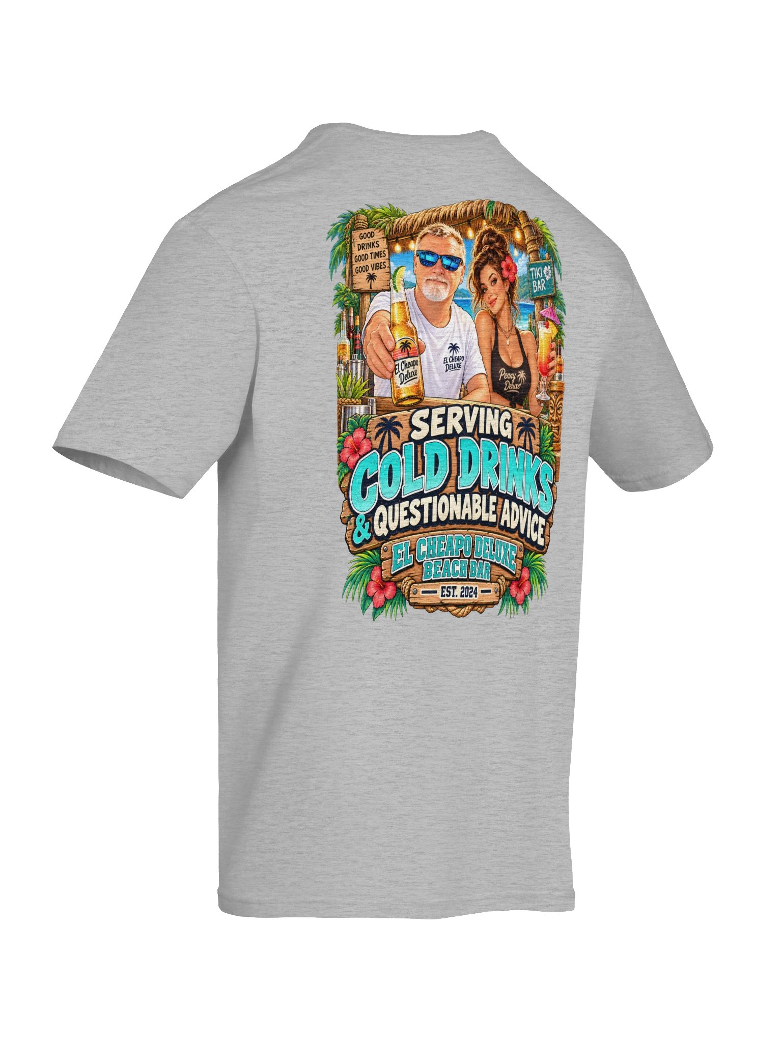 El Cheapo Deluxe Beach Bar - Questionable Advice Tee product image (78)