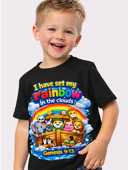 Noah's Ark Rainbow Toddler T-Shirt product image (2)