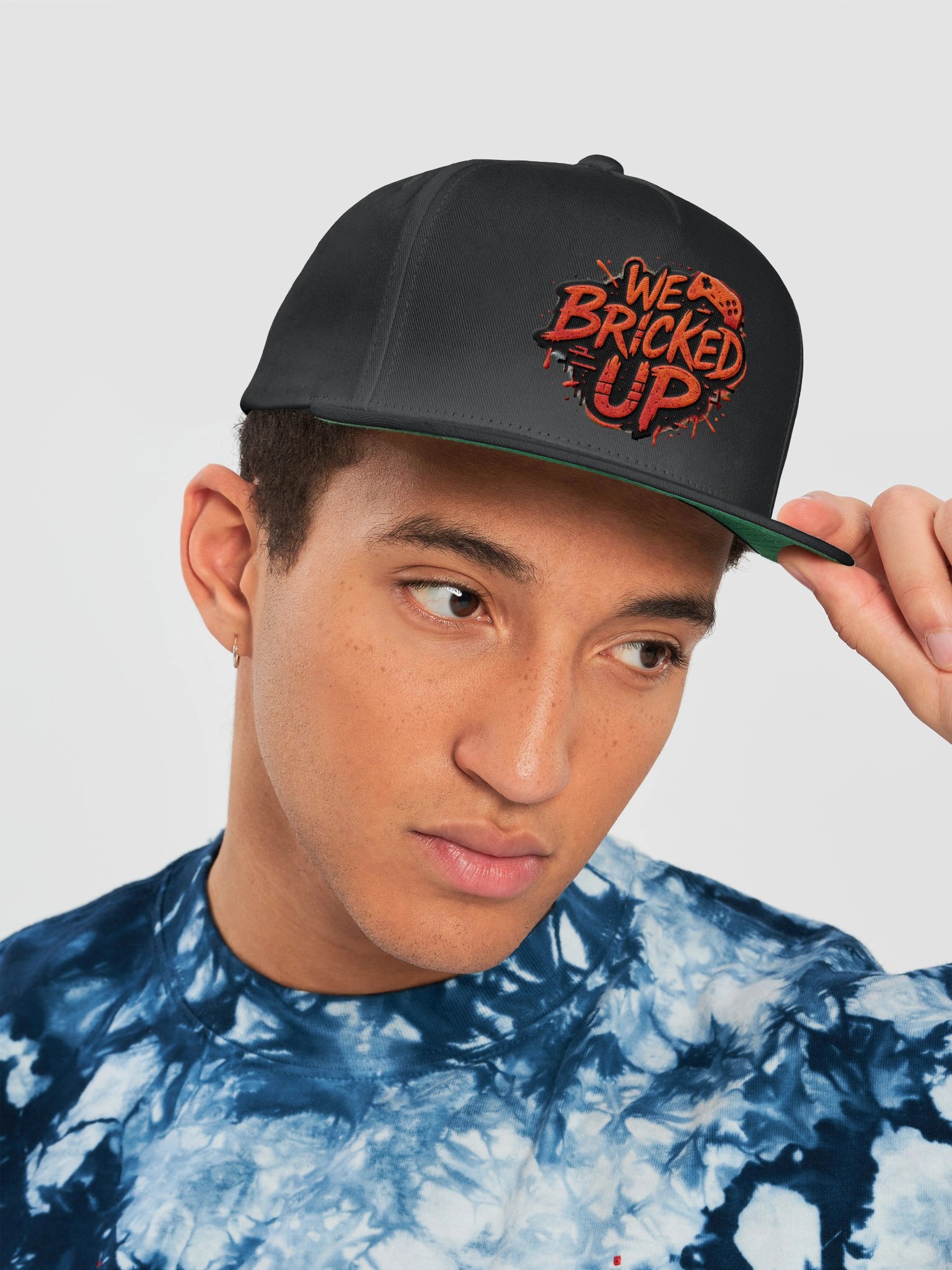 "Bricked Up" Snapback Red product image (9)