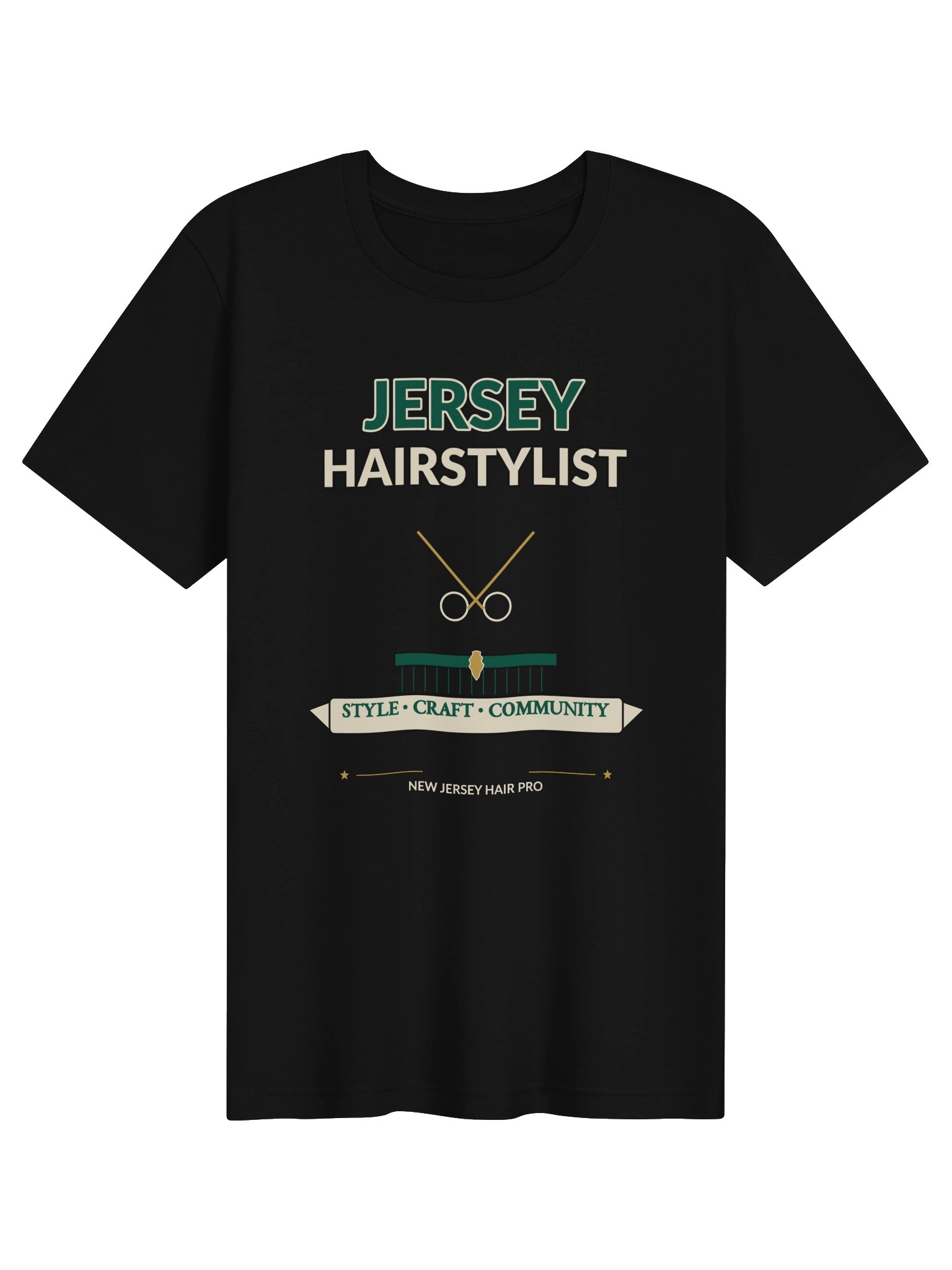 New Jersey Hairstylist T-Shirt product image (1)