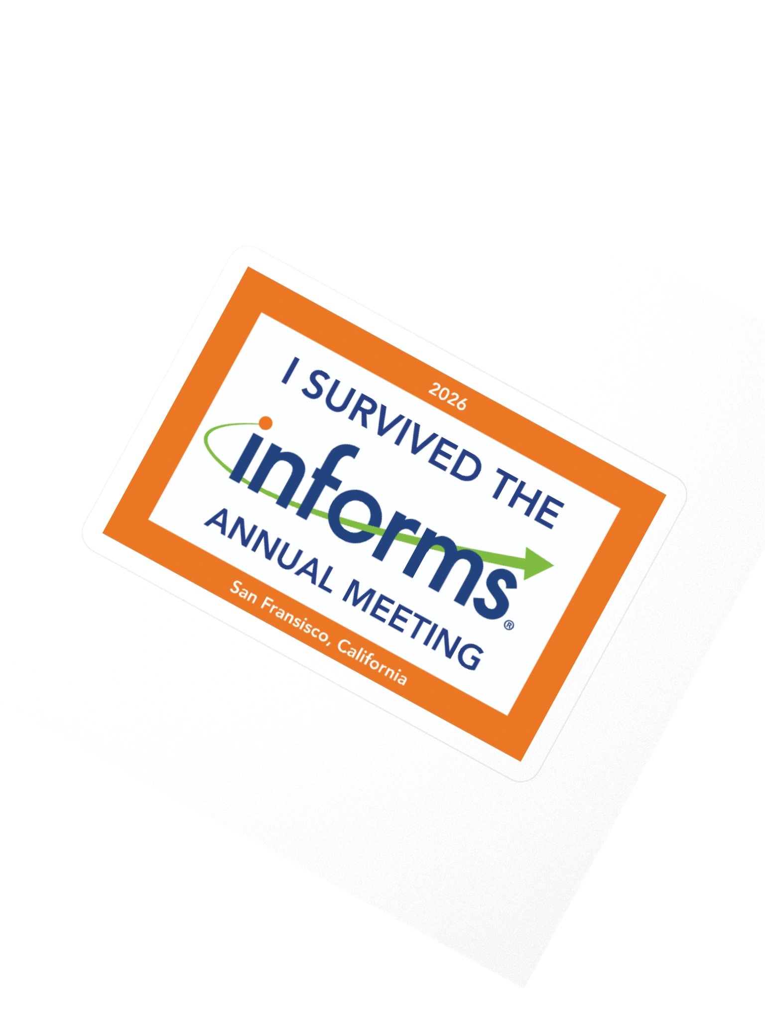 "I Survived the Annual Meeting" Sticker product image (2)