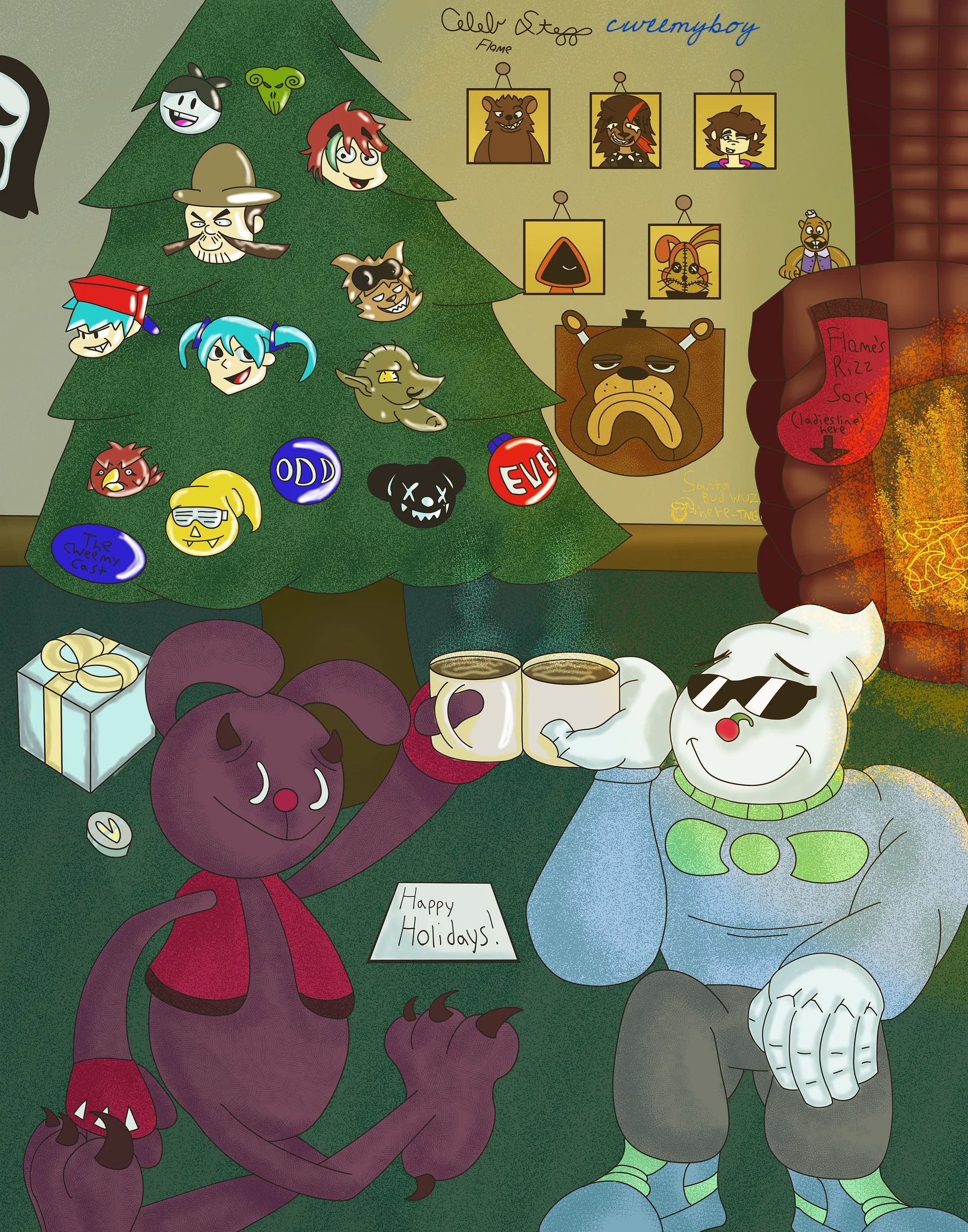 A Cweemy Christmas Signed Print (Digital Version) product image (1)