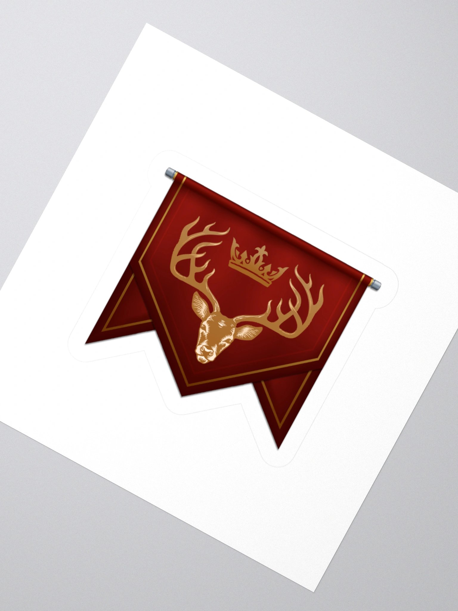vris Mhanek Deer Banner Sticker product image (2)