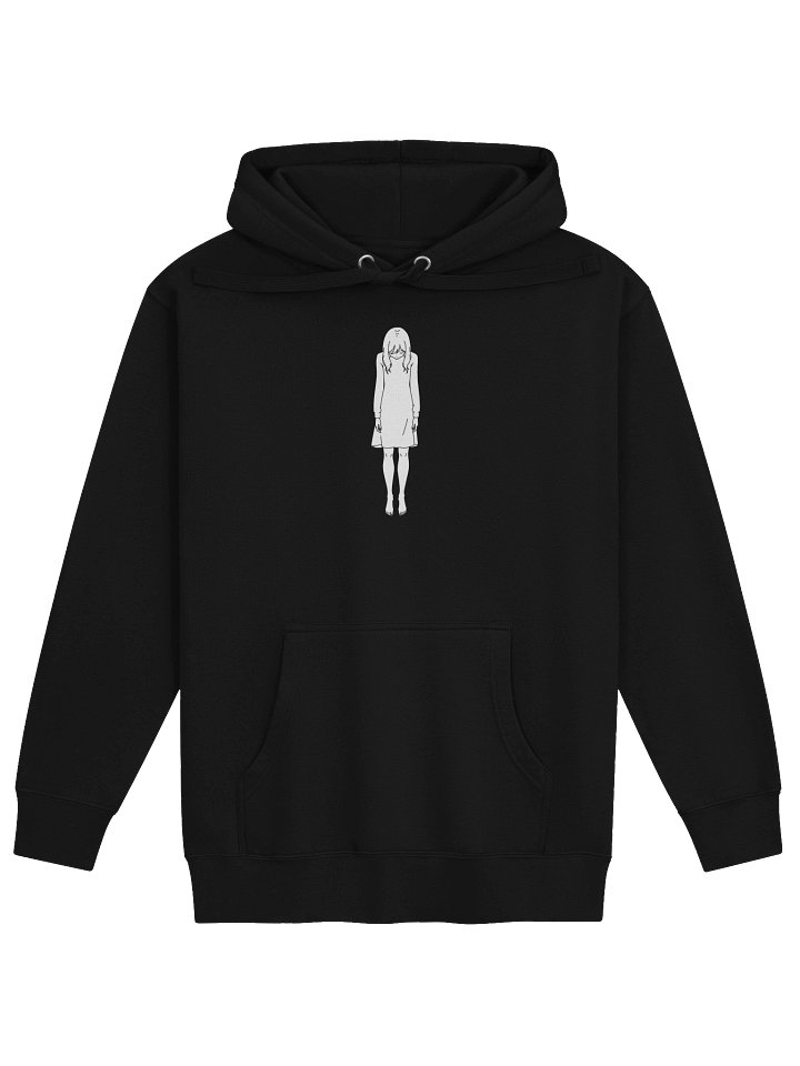 FLOATING GIRL WHITE LOGO FILLED HOODIE product image (1)