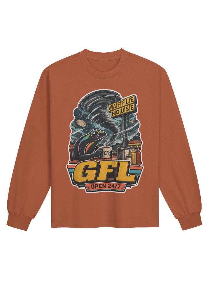 Waffle House Tornado GFL Long Sleeve Tee product image (5)