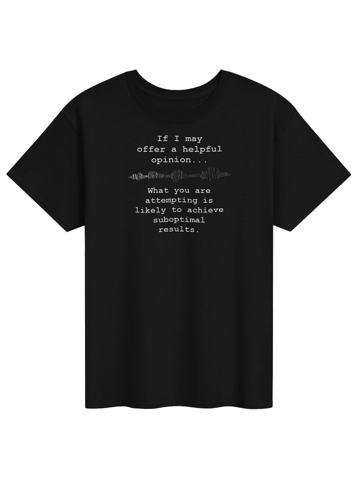 Suboptimal Results Quote Shirt product image (1)