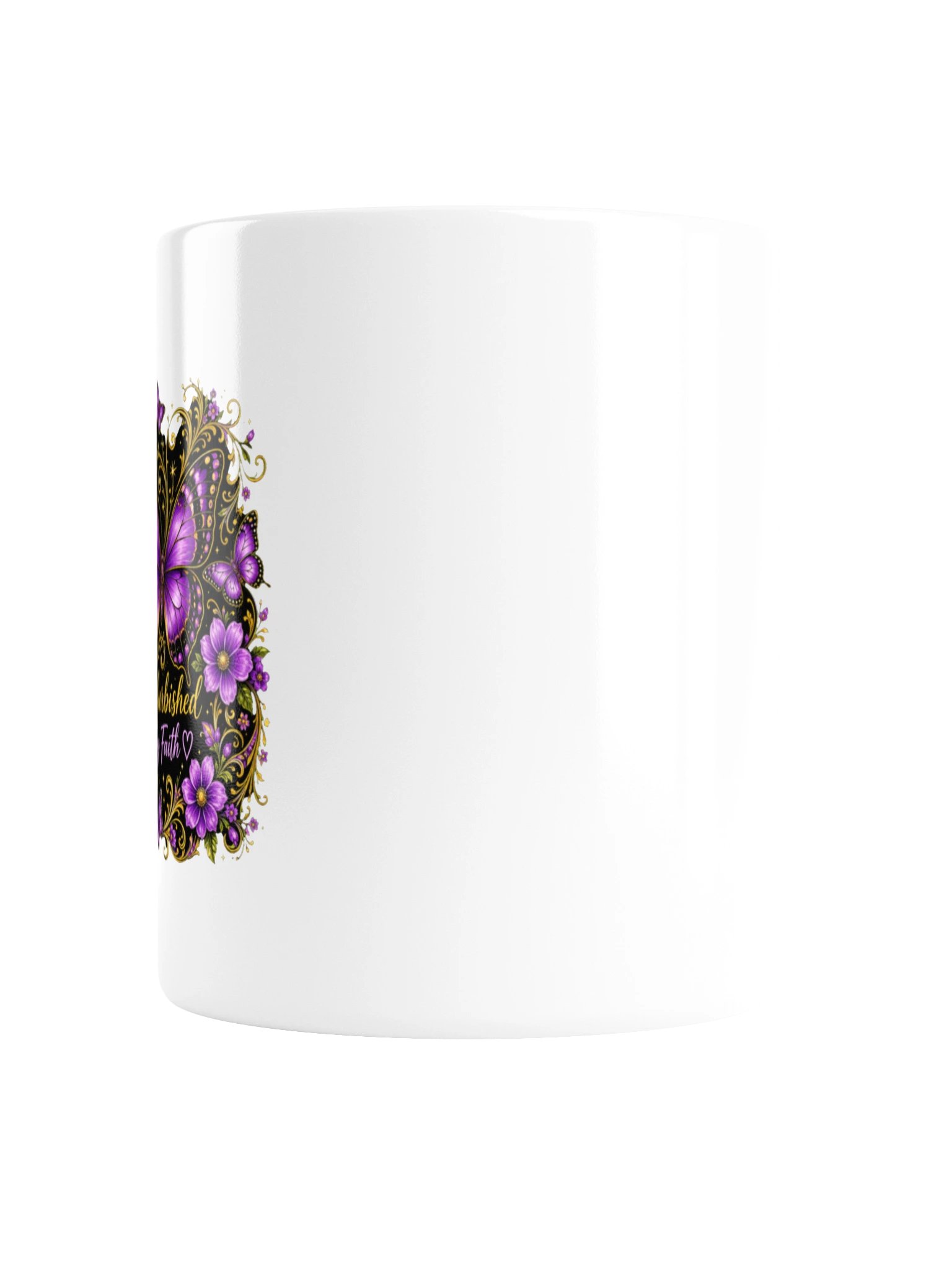 Black Butterfly Floral Mug product image (2)