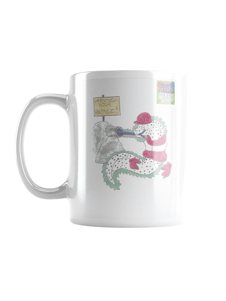Electrician Eel Mug, Spotted Moray, Red Gear, 11 Ounces product image (1)