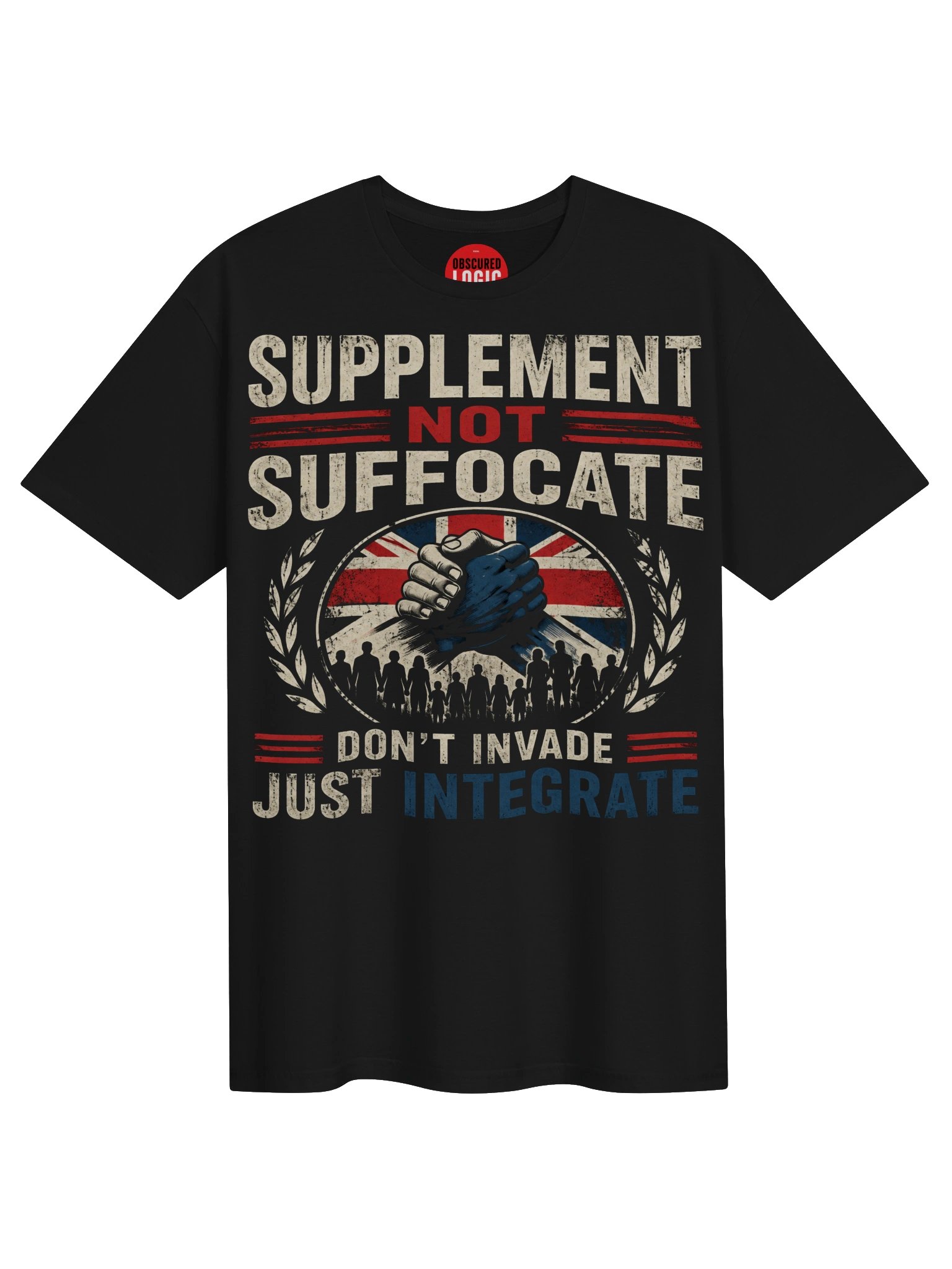 Supplement Not Suffocate Graphic Tee product image (1)