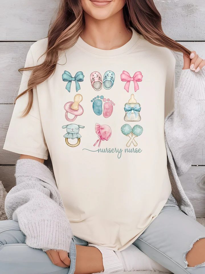 Personalized Coquette Style Nurse/Crew T-Shirt (Homemade) product image (1)