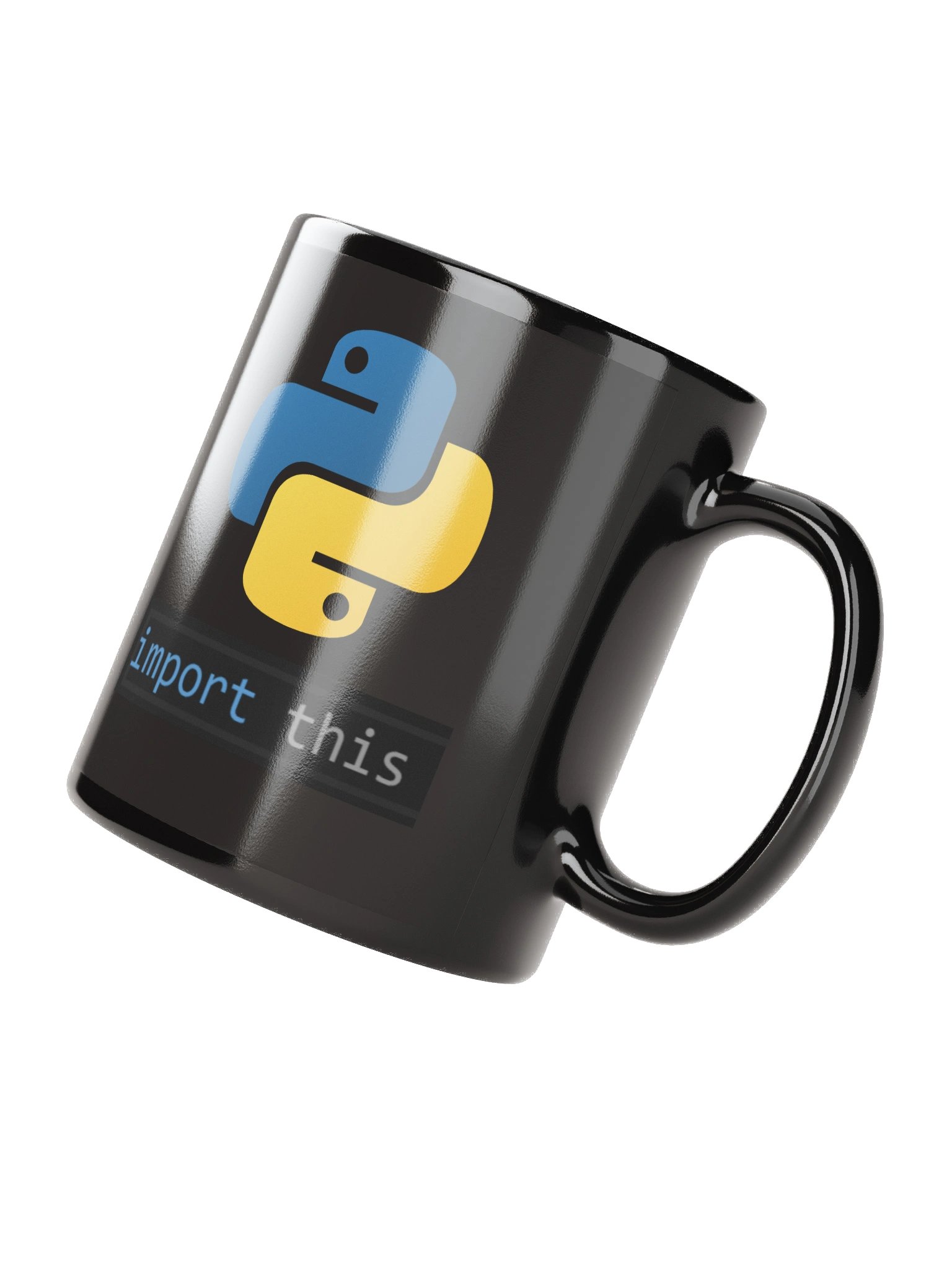 Pythonic Wisdom Black Mug product image (3)